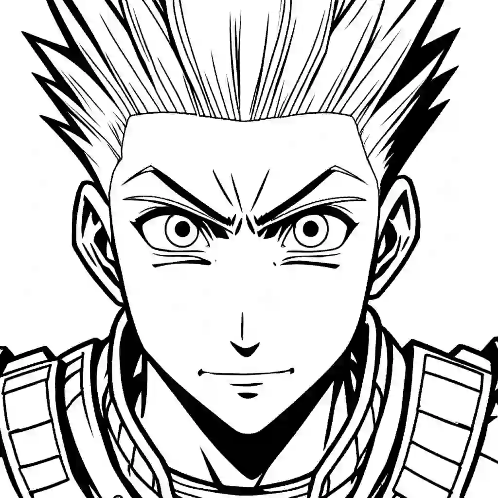 Gon Freecss (Hunter x Hunter) coloring pages